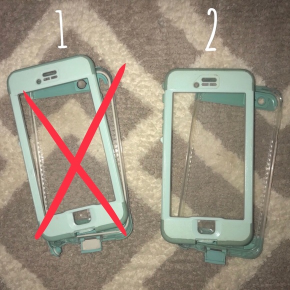 Teal Nuud Lifeproof Case 6/6s: ONE LEFT - Picture 1 of 7